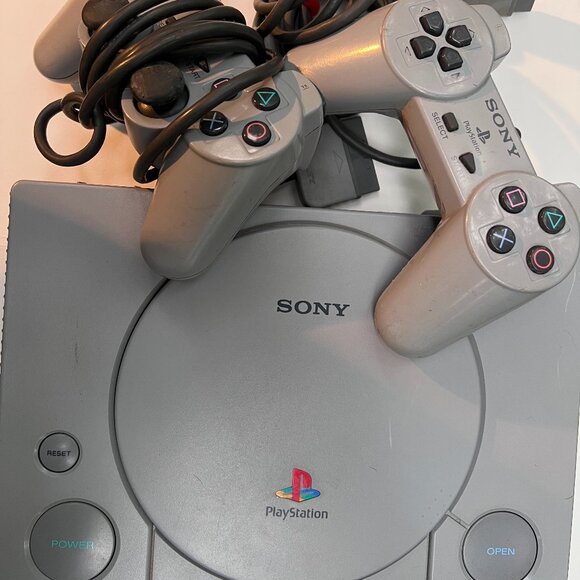 Sony PlayStation Gray Console (SCPH-9001), Heart of Darkness Game, Memory Card - Picture 1 of 7
